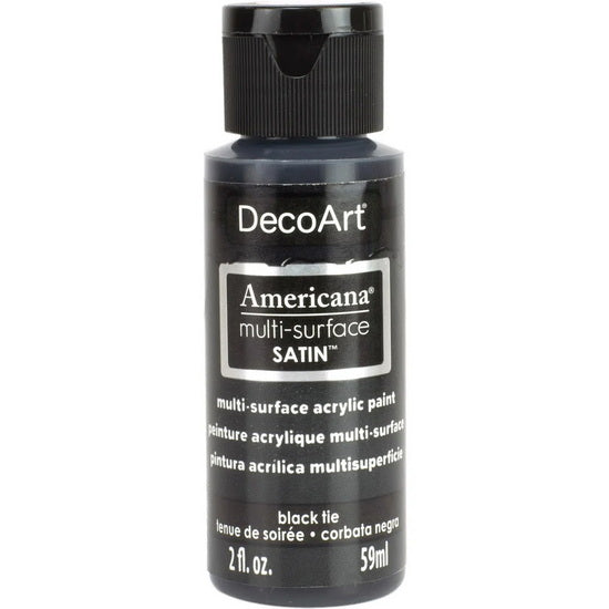 Americana Acrylic  Satin Black Tie - 60ml