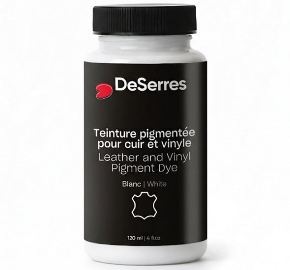 Leather & Vinyl Pigment Dye - WHITE MILLILITER