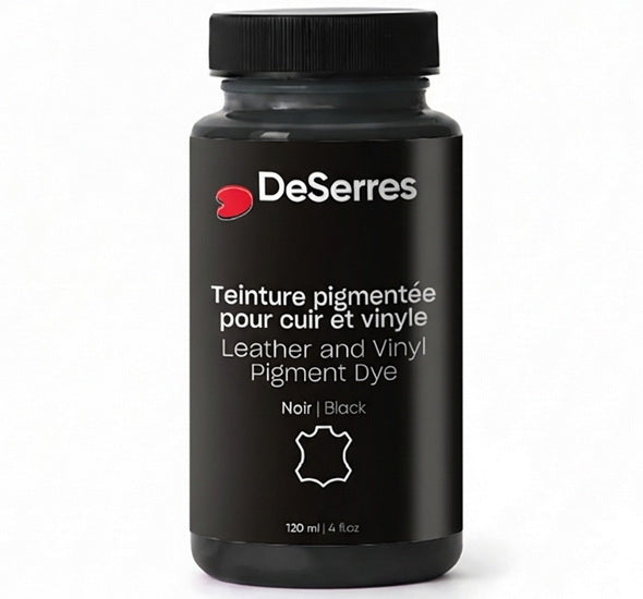 Leather & Vinyl Pigment Dye - BLACK MILLILITER