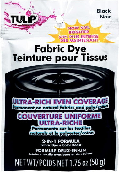 Permanent Fabric Dye Black - 50G