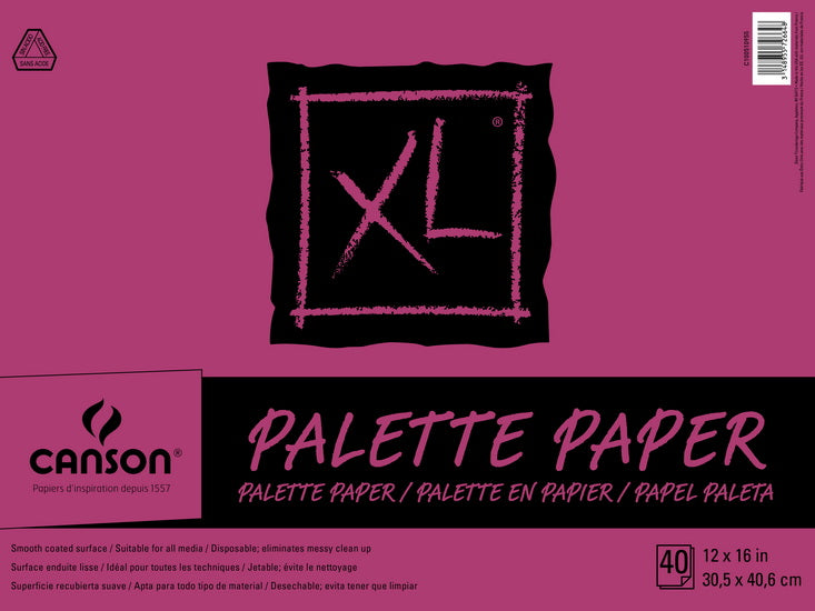 Disposable palette - paper - 12x16in
