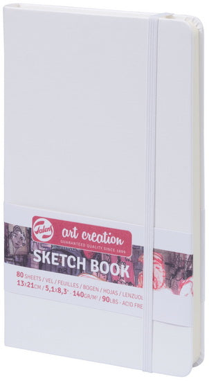 Carnet croquis art création  blanc - 13x21cm