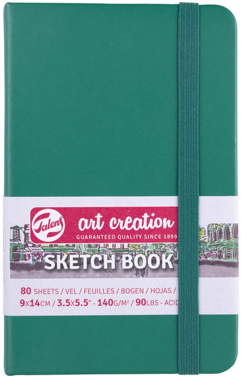 Art Creation Forest Green Sketchbook - 9X14cm