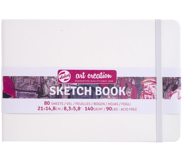 Carnet croquis art création  blanc - 21x14cm