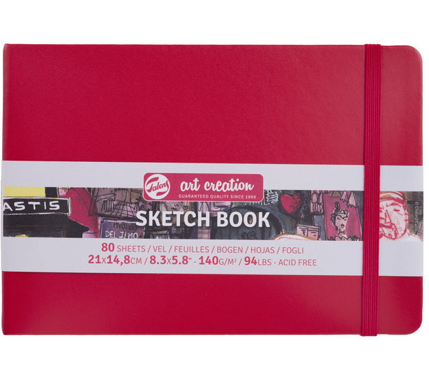 Art Creation Red  Sketchbook - 21X14cm