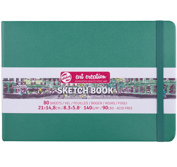 Art Creation Forest Green Sketchbook - 21X14cm