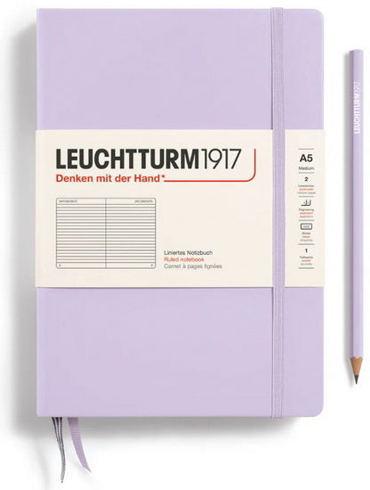 Cahier de notes ligné a5 251p lilas