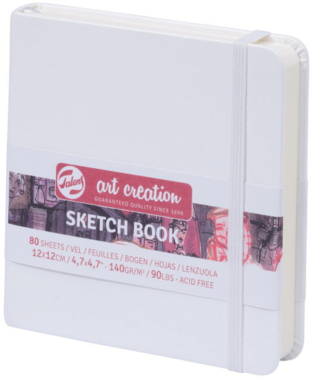 Art Creation White Sketchbook - 12X12cm