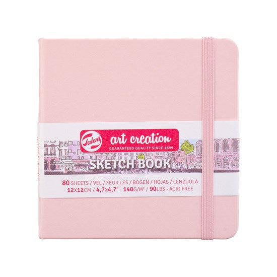 Sketchbook Art Creation Pastel Pink - 12X12CM