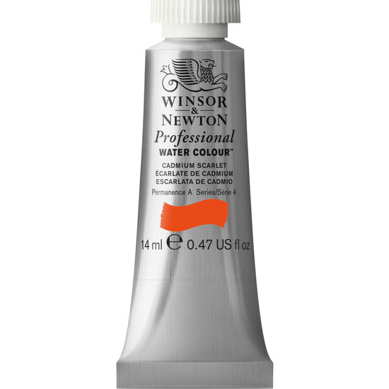 Professional watercolour - 14ml - cadmium scarlet - s4