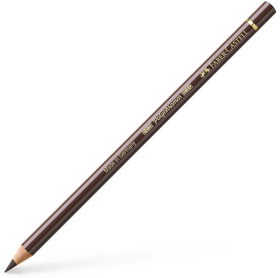 Crayon polychromos ombre brulée