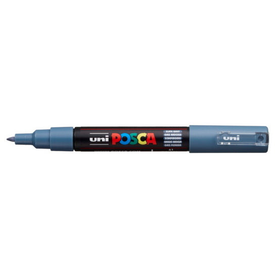 Posca Marker PC-1MR Pen Tip Slate Gray