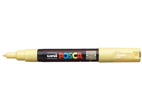 Posca Marker PC-1MR Pen Tip Straw Yellow