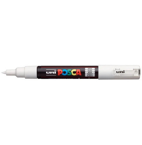 Posca Marker PC-1M Bullet Tip White