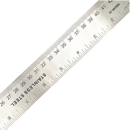 Stainless Steel and Cork Ruler - 36 INCH