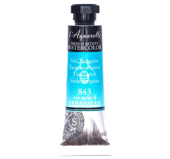 Watercolor tube - 10ml - turquoise green - s4