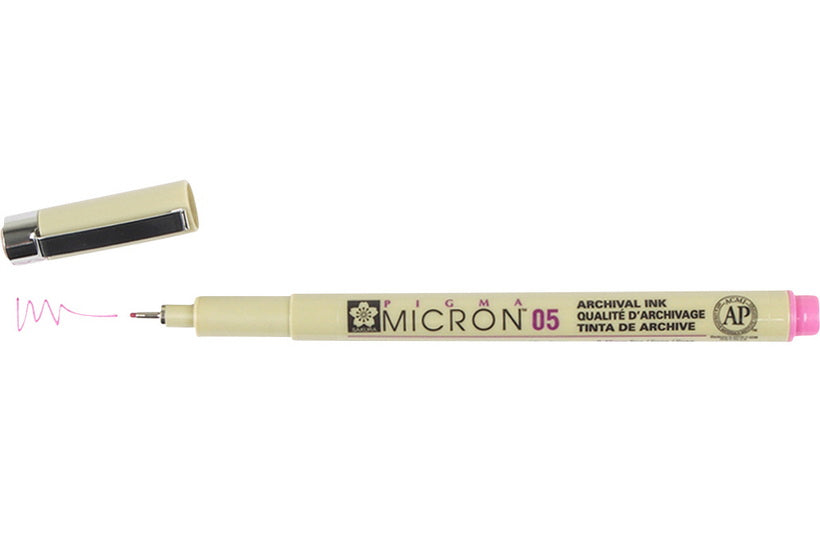Pigma micron pen 0.45mm pink