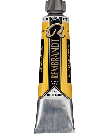 Rembrandt OIl  Cadmium Yellow Medium - 40ML Series 4