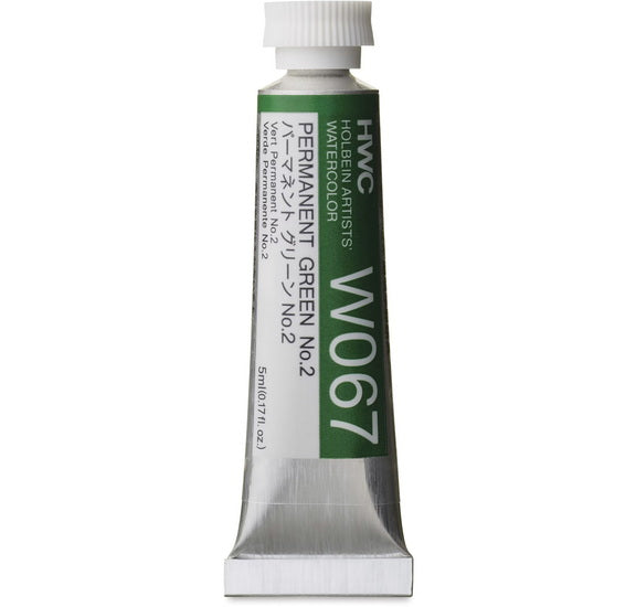 Watercolor Permanent Green #2 Series A - 5ml