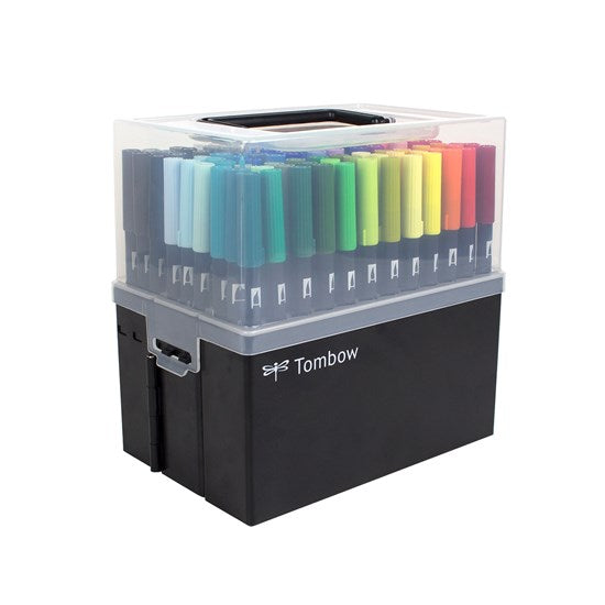 Set of 108 dual brush pen