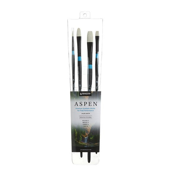 Ens. pinceaux synthétique - aspen - ml (4)