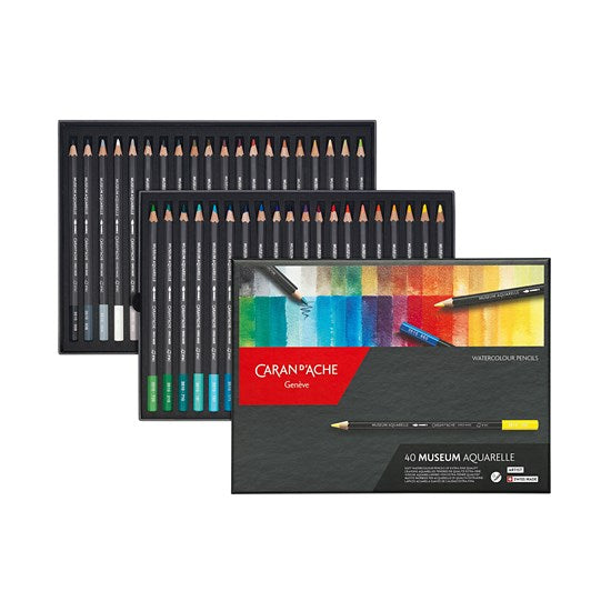 Set of 40 Pencils Museum Watercolor