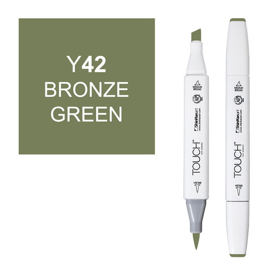 Touch Brush Marker Bronze Green