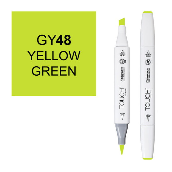 Touch Brush Marker Yellow Green
