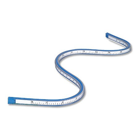 Courbe flexible graduée 18po
