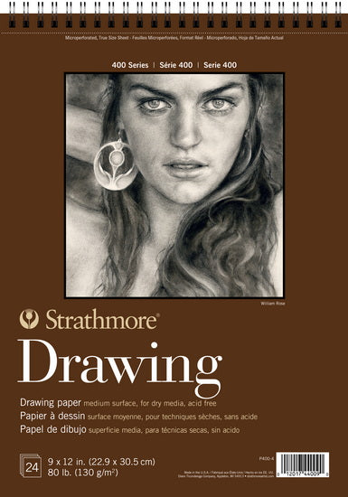 Drawing paper pad - 9x12in (24s)