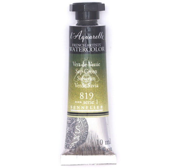 Aquarelle tube - 10ml - vert de vessie - s1