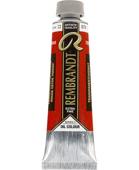 Rembrandt OIl  Transparent Oxide Red - 40ML Series 3