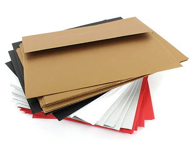 Package of blank envelopes - A7 - RED