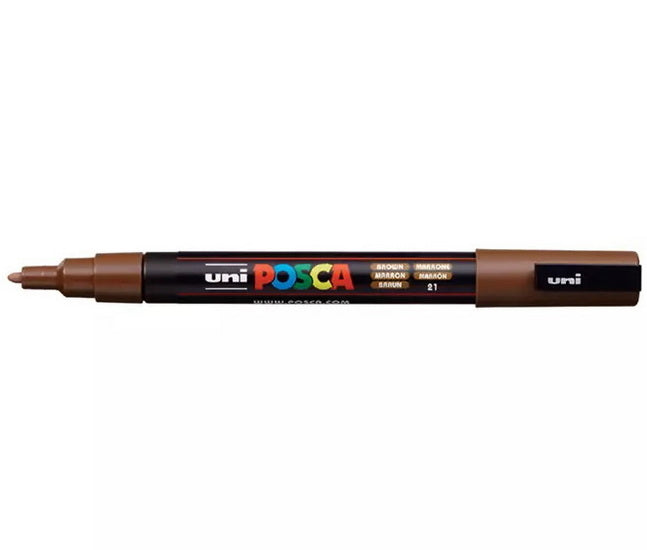 Posca Marker PC-3M Bullet Tip Brown