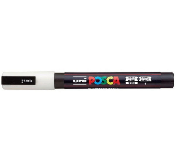 Posca Marker PC-3M Bullet Tip White