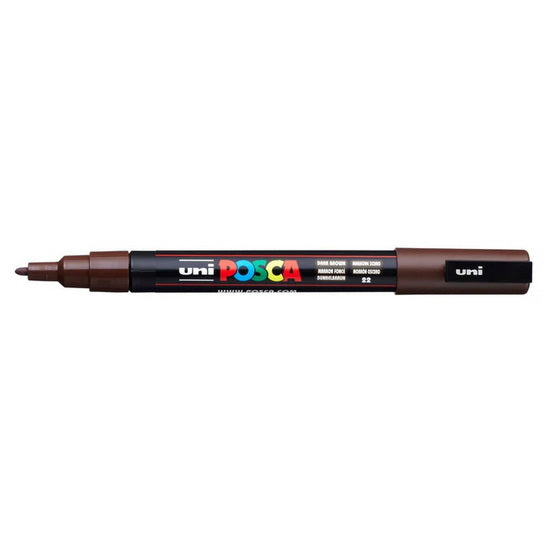 Posca Marker PC-3M Bullet Tip Dark Brown