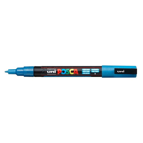 Posca Marker PC-3M Bullet Tip Glitt Lght Blue