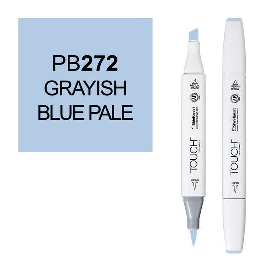Touch Brush Marker Light Greyish Blue