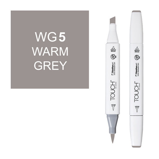 Marqueur Touch pointe pinceau gris chaud no.5