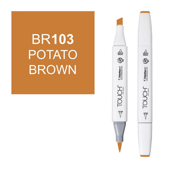 Touch Brush Marker Potato Brown