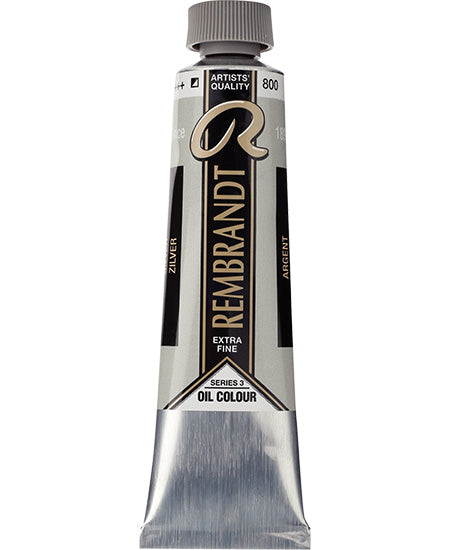 Rembrandt Oil  Silver - 40ML Series 3