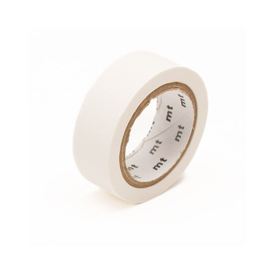 Washi Tape Matte White - 15mm X 7m