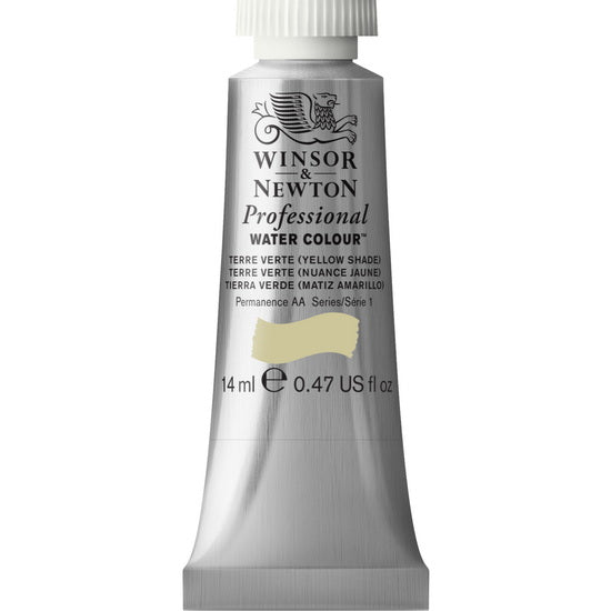 Aquarelle pro - 14ml - terre verte nuance jaune - s1