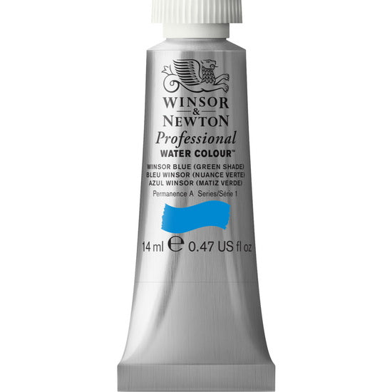 Professional watercolour - 14ml - winsor blue green shade - s1