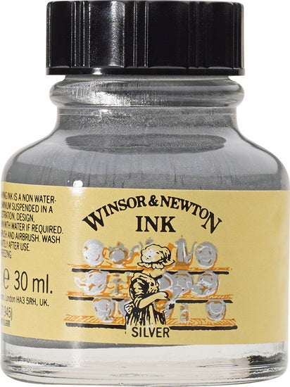 Drawing ink Silver - 30ml
