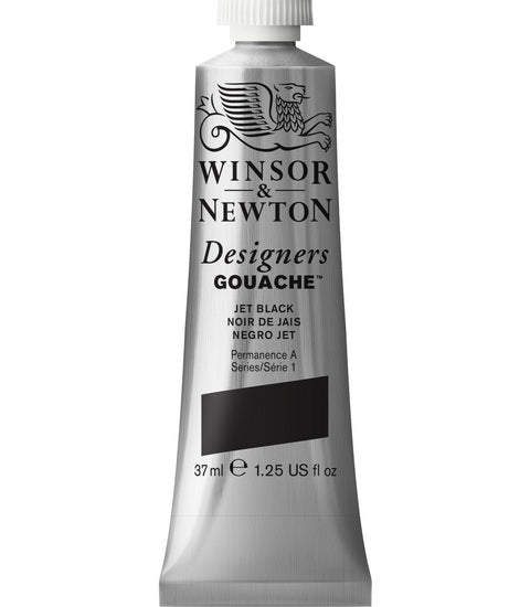 Designers gouache - 37ml - jet black - s1