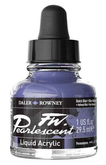 Acrylic ink - fw pearlescent - 29ml - dutch blue