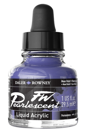 Acrylic ink - fw pearlescent - 29ml - moon violet
