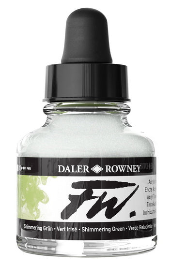 Acrylic ink - fw artists' - 29ml - shimmer green