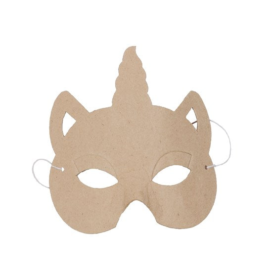 Papier-Mâché Kids Mask - Unicorn